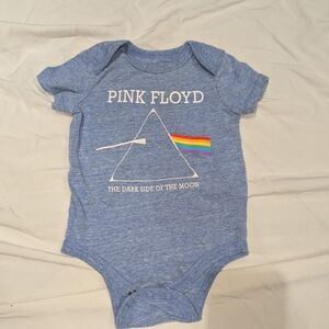 Pink Floyd Blue Baby Bodysuit Onesie